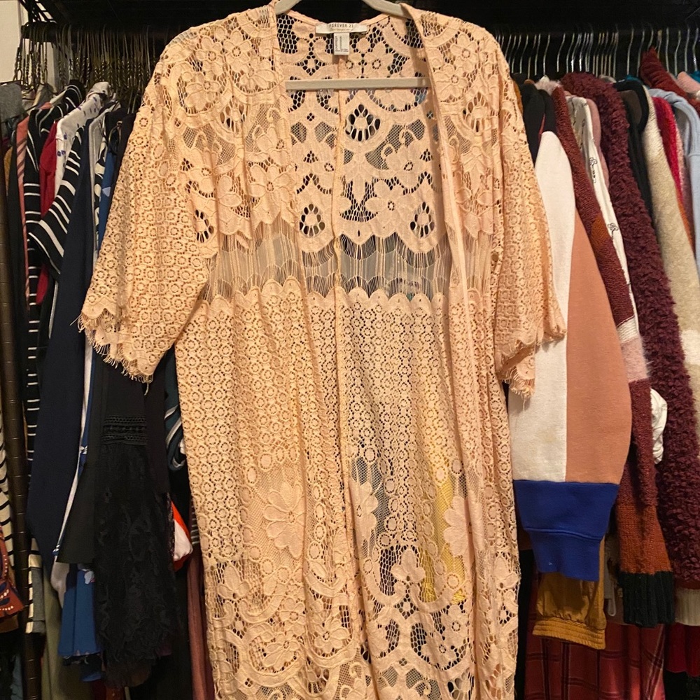 lacy cardigan